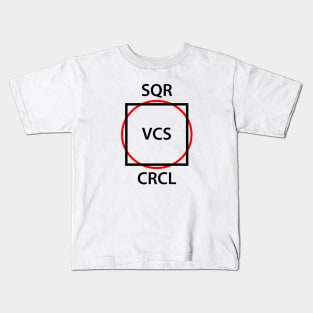 Square Vicious Circle Kids T-Shirt